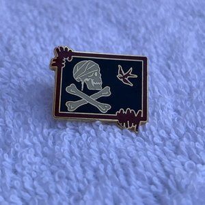 Disney Mini Pin, Pirates of the Caribbean - At World's End, Jack Sparrow's Flag